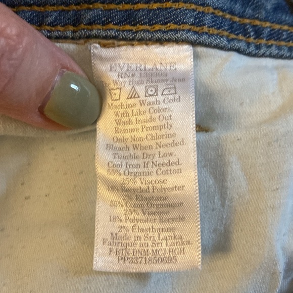 Everlane The Way High Clean Front Skinny Jean in size 33, good condition - Picture 13 of 13